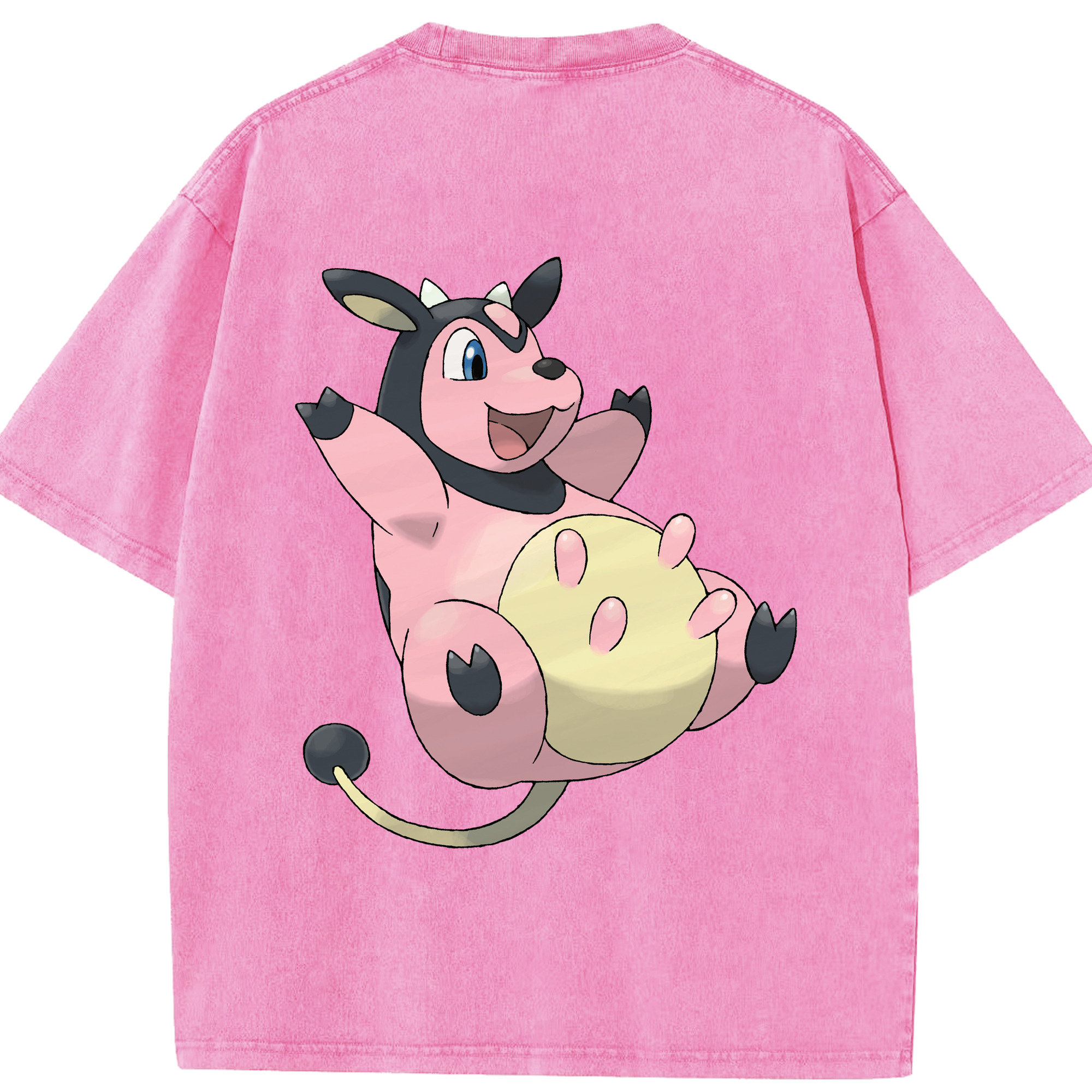 （画像用） ポケットモンスター Pokémon 綿100% ヴィンテージ風 半袖Tシャツ（背面プリント）